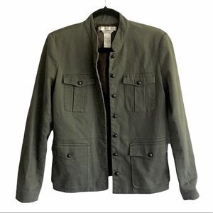 Geoffrey BEENE Vintage Sport Military Jacket Blazer Army Green 8
